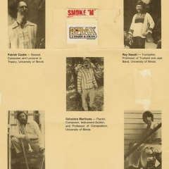 Quintet (JQ) with Pat Castle, Ray Sasaki, Sal Martirano, Morgan and John Meyers ca. 1979