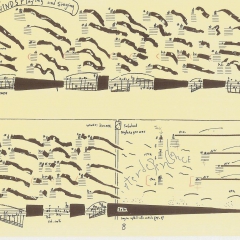 One page of FFFF score, 1993, by Morgan Powell - 2